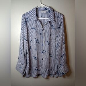 Joan Rivers striped top size 12